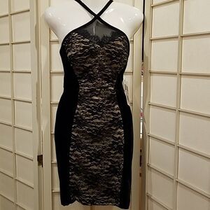 NWT! Honey and Rosie Velvet and Lace Dress